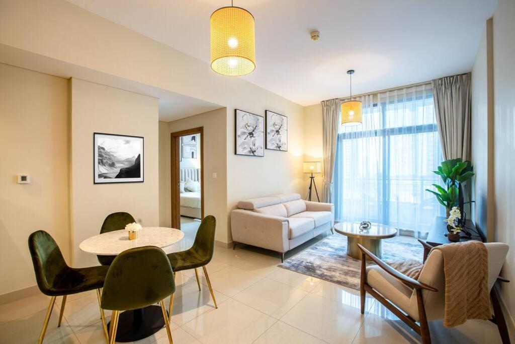 두바이 Lux 1Br 2 Min To Burj Khalifa 아파트 외부 사진