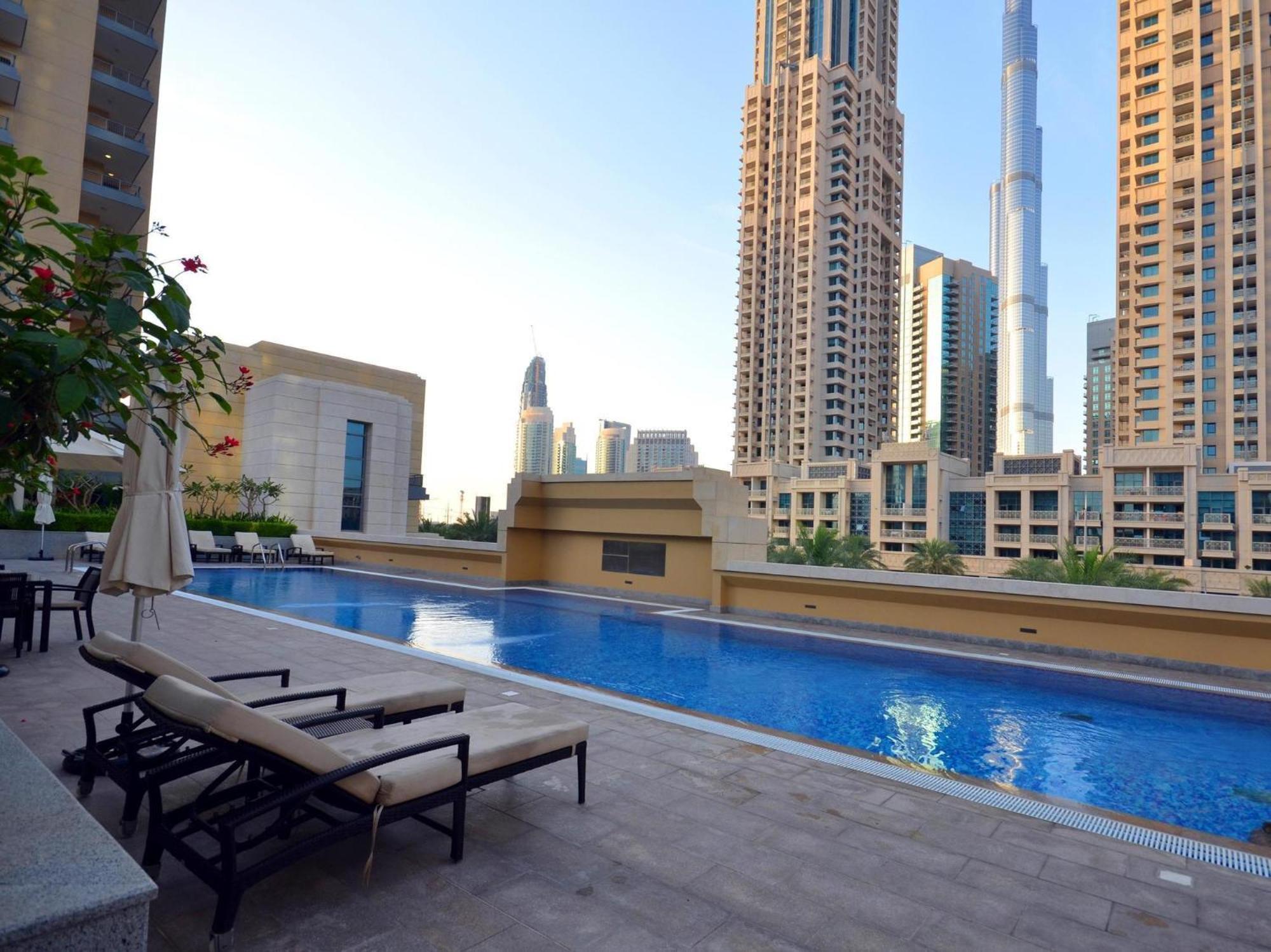 두바이 Lux 1Br 2 Min To Burj Khalifa 아파트 외부 사진